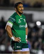 8 November 2019; Bundee Aki of Connacht during the Guinness PRO14 Round 6 match between Connacht and Leinster in the Sportsground in Galway. Photo by Brendan Moran/Sportsfile