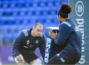 11 November 2019; Rhys Ruddock, left, and Joe Tomane during Leinster Rugby squad training at Energia Park in Donnybrook, Dublin. Photo by Ramsey Cardy/Sportsfile