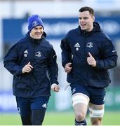 11 November 2019; Jonathan Sexton, left, and James Ryan during Leinster Rugby squad training at Energia Park in Donnybrook, Dublin. Photo by Ramsey Cardy/Sportsfile