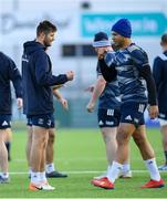 11 November 2019; Ross Byrne, left, and Adam Byrne during Leinster Rugby squad training at Energia Park in Donnybrook, Dublin. Photo by Ramsey Cardy/Sportsfile
