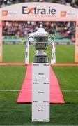 3 November 2019; The FAI Challenge Cup prior to the extra.ie FAI Cup Final between Dundalk and Shamrock Rovers at the Aviva Stadium in Dublin. Photo by Stephen McCarthy/Sportsfile