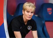 12 November 2019; Republic of Ireland manager Vera Pauw prior to the UEFA Women's 2021 European Championships Qualifier - Group I match between Greece and Republic of Ireland at Nea Smyrni Stadium in Athens, Greece. Photo by Harry Murphy/Sportsfile