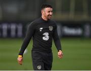 12 November 2019; Enda Stevens during a Republic of Ireland training session at the FAI National Training Centre in Abbotstown, Dublin. Photo by Stephen McCarthy/Sportsfile