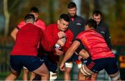 12 November 2019; Conor Oliver during a Munster Rugby squad training session at University of Limerick in Limerick. Photo by Brendan Moran/Sportsfile