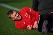 12 November 2019; Keith Earls during a Munster Rugby squad training session at University of Limerick in Limerick. Photo by Brendan Moran/Sportsfile