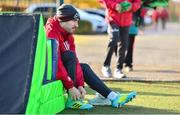 12 November 2019; JJ Hanrahan gets ready for Munster Rugby squad training session at University of Limerick in Limerick. Photo by Brendan Moran/Sportsfile