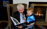 12 November 2019; In attendance at the Launch of A Season of Sundays 2019 at Croke Park in Dublin, are Sportsfile's Ray McManus, and his grandson Rian Cuddihy, aged 2, from Harold's Cross, Dublin. Photo by Sam Barnes/Sportsfile