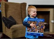 12 November 2019; In attendance at the Launch of A Season of Sundays 2019 at Croke Park in Dublin, is Sportsfile's Ray McManus' grandson, Rian Cuddihy, aged 2, from Harold's Cross, Dublin. Photo by Sam Barnes/Sportsfile