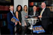 12 November 2019; In attendance at the Launch of A Season of Sundays 2019 at Croke Park in Dublin, are, from left, Cyril Brody, Carrolls of Tullamore, Patricia Blair, Carrolls of Tullamore, Laura Meaney, Carrolls of Tullamore, John Comerford, Chief Operations Officer, Carrolls of Tullamore, and Uachtarán Cumann Lúthchleas Gael, John Horan. Photo by Sam Barnes/Sportsfile