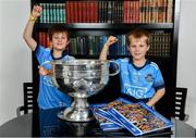 12 November 2019; In attendance at the Launch of A Season of Sundays 2019 at Croke Park in Dublin, are Joe McNamara, aged 9, and Patrick McNamara, aged 7, from Harold's Cross, Dublin. Photo by Sam Barnes/Sportsfile