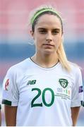 12 November 2019; Julie Russell of Republic of Ireland prior to the UEFA Women's 2021 European Championships Qualifier - Group I match between Greece and Republic of Ireland at Nea Smyrni Stadium in Athens, Greece. Photo by Harry Murphy/Sportsfile