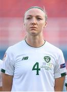 12 November 2019; Louise Quinn of Republic of Ireland prior to the UEFA Women's 2021 European Championships Qualifier - Group I match between Greece and Republic of Ireland at Nea Smyrni Stadium in Athens, Greece. Photo by Harry Murphy/Sportsfile