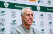 13 November 2019; Republic of Ireland manager Mick McCarthy during a Republic of Ireland press conference at the FAI National Training Centre in Abbotstown, Dublin. Photo by Stephen McCarthy/Sportsfile