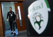 13 November 2019; Kieran O'Hara during a Republic of Ireland press conference at the FAI National Training Centre in Abbotstown, Dublin. Photo by Stephen McCarthy/Sportsfile