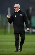 13 November 2019; Republic of Ireland manager Mick McCarthy during a Republic of Ireland training session at the FAI National Training Centre in Abbotstown, Dublin. Photo by Stephen McCarthy/Sportsfile