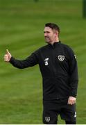 13 November 2019; Republic of Ireland assistant coach Robbie Keane during a Republic of Ireland training session at the FAI National Training Centre in Abbotstown, Dublin. Photo by Stephen McCarthy/Sportsfile