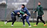 13 November 2019; Denis Buckley, centre, during a Connacht Rugby squad training session at The Sportsground in Galway. Photo by Brendan Moran/Sportsfile
