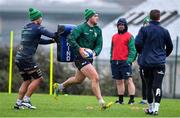 13 November 2019; Tom Daly, centre, during a Connacht Rugby squad training session at The Sportsground in Galway. Photo by Brendan Moran/Sportsfile