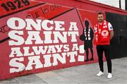 13 November 2019; Robbie Benson poses for a portrait at Richmond Park in Dublin after signing for St Patrick's Athletic. Photo by Matt Browne/Sportsfile