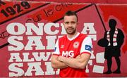 13 November 2019; Robbie Benson poses for a portrait at Richmond Park in Dublin after signing for St Patrick's Athletic. Photo by Matt Browne/Sportsfile