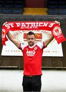 13 November 2019; Robbie Benson poses for a portrait at Richmond Park in Dublin after signing for St Patrick's Athletic. Photo by Matt Browne/Sportsfile