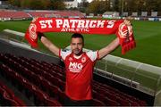 13 November 2019; Robbie Benson poses for a portrait at Richmond Park in Dublin after signing for St Patrick's Athletic. Photo by Matt Browne/Sportsfile