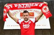 13 November 2019; Robbie Benson poses for a portrait at Richmond Park in Dublin after signing for St Patrick's Athletic. Photo by Matt Browne/Sportsfile