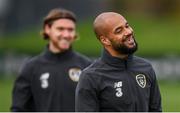 13 November 2019; David McGoldrick during a Republic of Ireland training session at the FAI National Training Centre in Abbotstown, Dublin. Photo by Stephen McCarthy/Sportsfile
