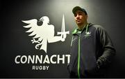 13 November 2019; Ultan Dillane poses for a portrait after a Connacht Rugby press conference at The Sportsground in Galway. Photo by Brendan Moran/Sportsfile