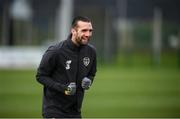 13 November 2019; Shane Duffy during a Republic of Ireland training session at the FAI National Training Centre in Abbotstown, Dublin. Photo by Stephen McCarthy/Sportsfile