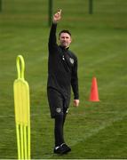 13 November 2019; Assistant coach Robbie Keane during a Republic of Ireland training session at the FAI National Training Centre in Abbotstown, Dublin. Photo by Stephen McCarthy/Sportsfile