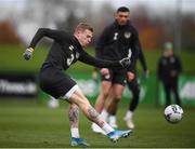 13 November 2019; James McClean during a Republic of Ireland training session at the FAI National Training Centre in Abbotstown, Dublin. Photo by Stephen McCarthy/Sportsfile