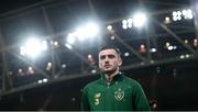 14 November 2019; Troy Parrott of Republic of Ireland prior to the 3 International Friendly match between Republic of Ireland and New Zealand at the Aviva Stadium in Dublin. Photo by Stephen McCarthy/Sportsfile