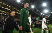 14 November 2019; Troy Parrott of Republic of Ireland prior to the 3 International Friendly match between Republic of Ireland and New Zealand at the Aviva Stadium in Dublin. Photo by Stephen McCarthy/Sportsfile