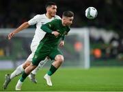 14 November 2019; Sean Maguire of Republic of Ireland in action against Michael Boxall of New Zealand during the International Friendly match between Republic of Ireland and New Zealand at the Aviva Stadium in Dublin. Photo by Seb Daly/Sportsfile