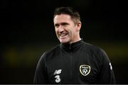 14 November 2019; Republic of Ireland assistant coach Robbie Keane prior to the International Friendly match between Republic of Ireland and New Zealand at the Aviva Stadium in Dublin. Photo by Eóin Noonan/Sportsfile