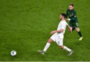 14 November 2019; Michael Boxall of New Zealand in action against Alan Judge of Republic of Ireland during the International Friendly match between Republic of Ireland and New Zealand at the Aviva Stadium in Dublin. Photo by Ben McShane/Sportsfile