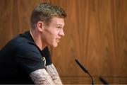 12 November 2019; James McClean during a Republic of Ireland press conference at the FAI National Training Centre in Abbotstown, Dublin. Photo by Stephen McCarthy/Sportsfile