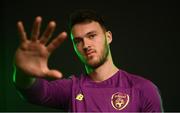 13 November 2019; Republic of Ireland's Kieran O'Hara poses for a portrait at the Republic of Ireland team hotel in Dublin. Photo by Stephen McCarthy/Sportsfile