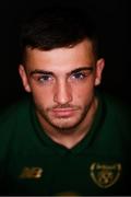 13 November 2019; Republic of Ireland's Troy Parrott poses for a portrait at the Republic of Ireland team hotel in Dublin. Photo by Stephen McCarthy/Sportsfile