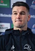 15 November 2019; Leinster captain Jonathan Sexton during a Leinster Rugby press conference at the RDS Arena in Dublin. Photo by Ramsey Cardy/Sportsfile