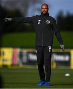 15 November 2019; David McGoldrick during a Republic of Ireland training session at the FAI National Training Centre in Abbotstown, Dublin. Photo by Stephen McCarthy/Sportsfile