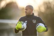 15 November 2019; Darren Randolph during a Republic of Ireland training session at the FAI National Training Centre in Abbotstown, Dublin. Photo by Stephen McCarthy/Sportsfile