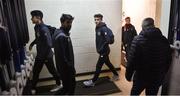 15 November 2019; Republic of Ireland players arrive before the Under-17 UEFA European Championship Qualifier match between Republic of Ireland and Montenegro at Turner's Cross in Cork. Photo by Piaras Ó Mídheach/Sportsfile