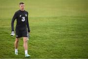 16 November 2019; Ciaran Clark during a Republic of Ireland training session at the FAI National Training Centre in Abbotstown, Dublin. Photo by Stephen McCarthy/Sportsfile
