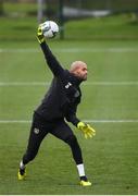 16 November 2019; Darren Randolph during a Republic of Ireland training session at the FAI National Training Centre in Abbotstown, Dublin. Photo by Stephen McCarthy/Sportsfile