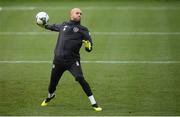 16 November 2019; Darren Randolph during a Republic of Ireland training session at the FAI National Training Centre in Abbotstown, Dublin. Photo by Stephen McCarthy/Sportsfile