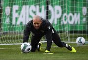 16 November 2019; Darren Randolph during a Republic of Ireland training session at the FAI National Training Centre in Abbotstown, Dublin. Photo by Stephen McCarthy/Sportsfile