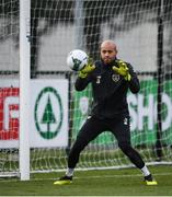 16 November 2019; Darren Randolph during a Republic of Ireland training session at the FAI National Training Centre in Abbotstown, Dublin. Photo by Stephen McCarthy/Sportsfile