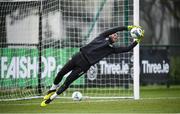 16 November 2019; Darren Randolph during a Republic of Ireland training session at the FAI National Training Centre in Abbotstown, Dublin. Photo by Stephen McCarthy/Sportsfile